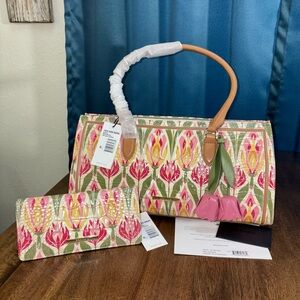 Brahmin NWT Sophia & Ady - Multi Nectar - Floral Tulip Set ⭐️EXCLUSIVE⭐️